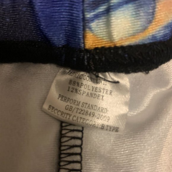 Star Wars Leggings Spandex - Montage Luke Skywalker, Yoda, Princess Leia, R2 D2 - Picture 10 of 10